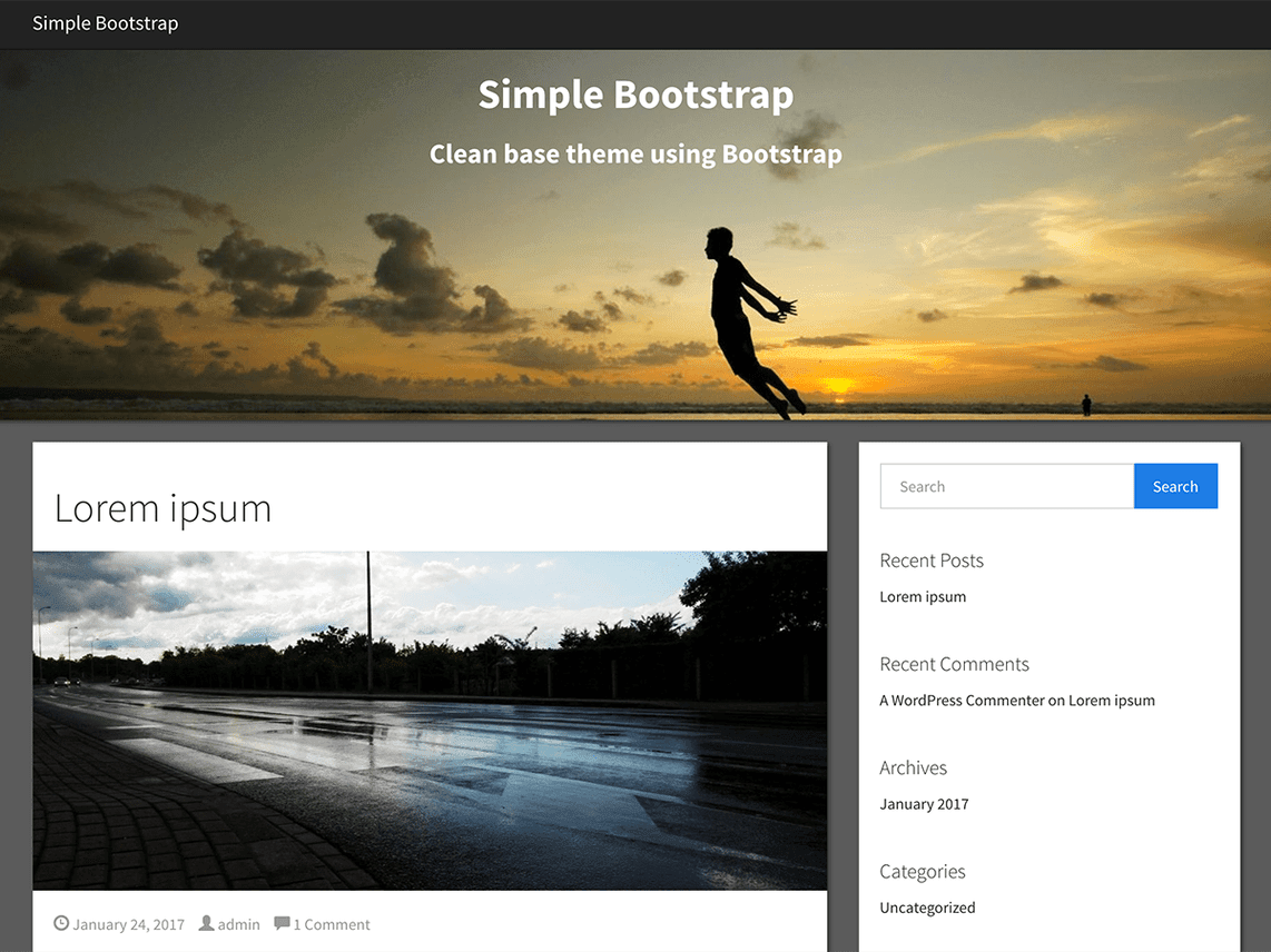 Best Free Bootstrap Themes For WordPress