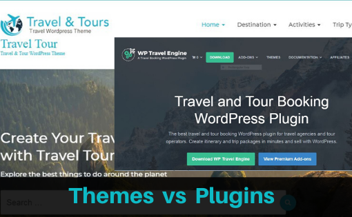 Wordpress Themes vs plugins