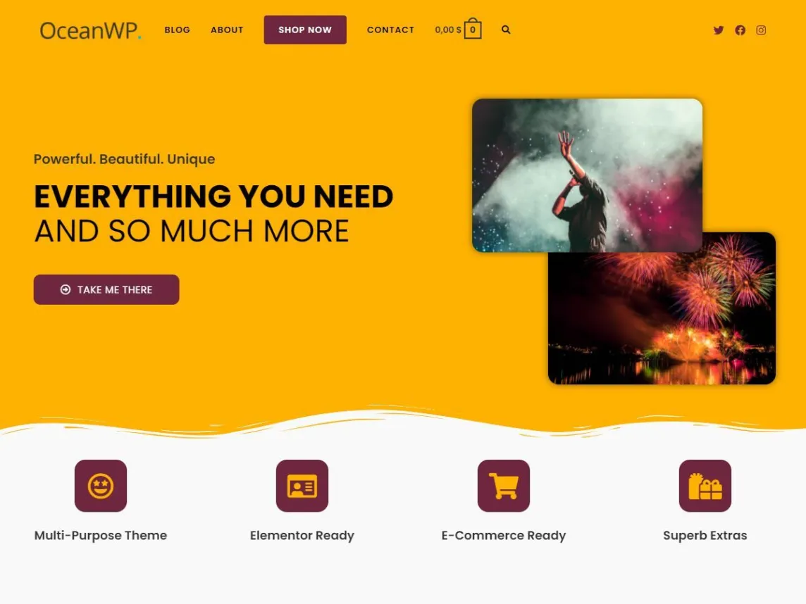 OceanWP belongs to the Best WordPress Ecommerce themes