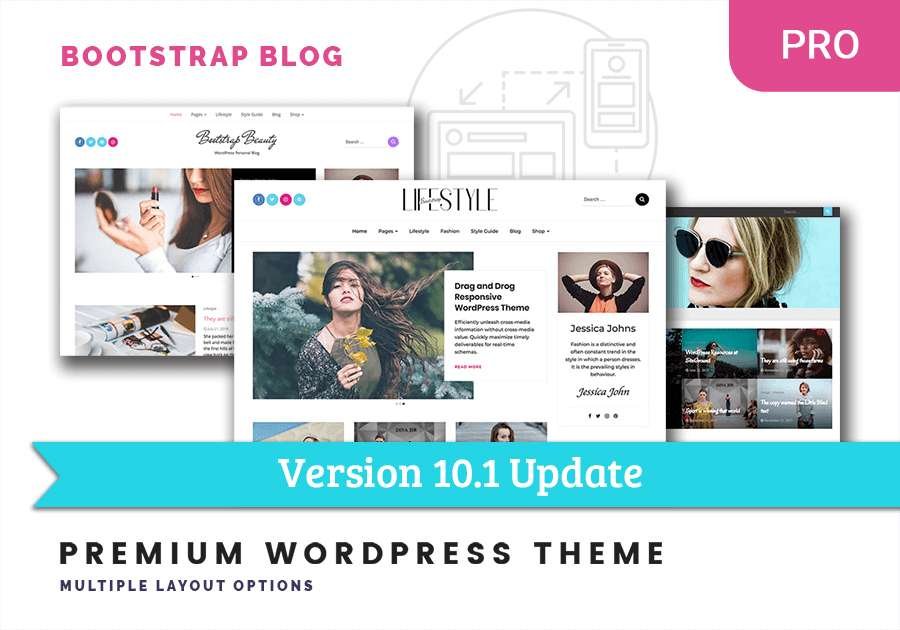 Bootstrap Blog Pro WordPress theme Update 10.1