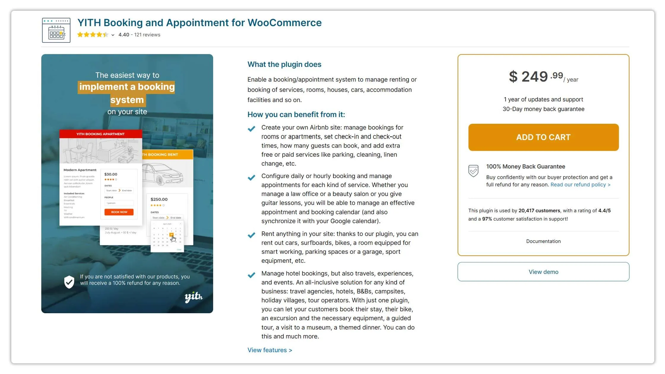 Top WooCommerce Bookings Plugins for Appointments, Rentals & Tours: YITH
